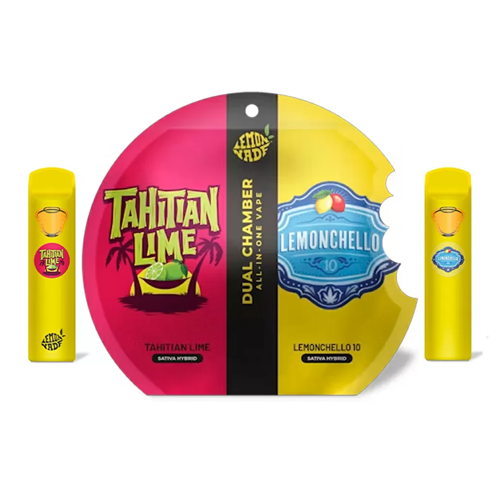 Buy THC Vape Cookies Dual Chamber Tahitian Lime + Lemonchello