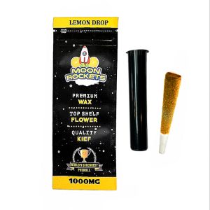 Buy Moon Rockets THC Wax Joint "Lemon Drop" with delivery in Europe